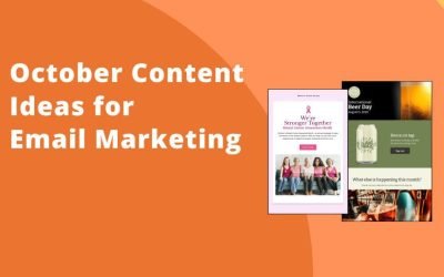 October Content Ideas for Email and Social Media